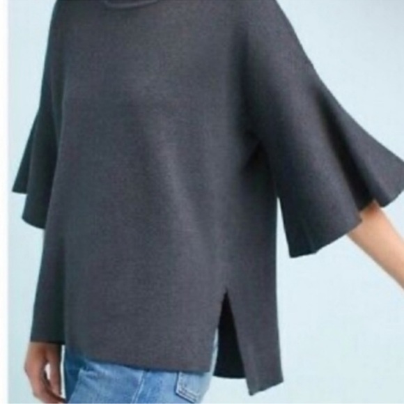 Anthropologie Sunday in Brooklyn Bell Short Sleeve Sweater Top - Picture 2 of 7